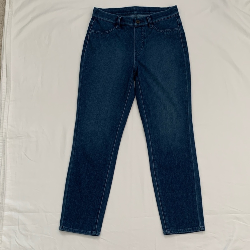Uniqlo Dark Blue Women's Straight Leg Ankle Stretch Jeans W26/27 Size S